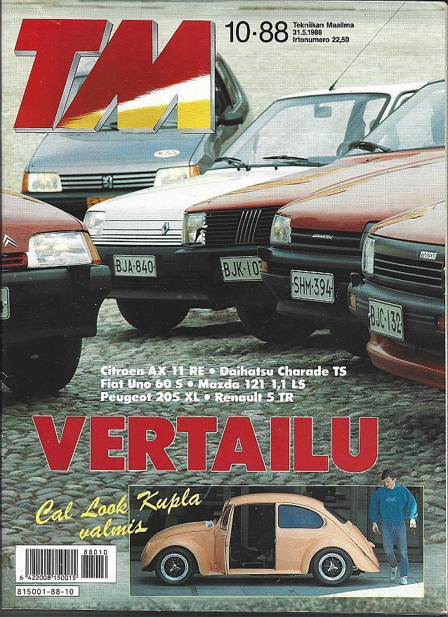 TM – Tekniikan Maailma 10 / 1988 - Lehti