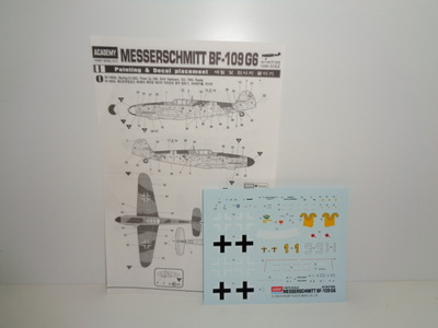 Bf-109 G-6 ja G-14 dekaaliarkit 1/48
