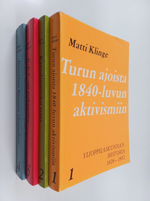 Matti Klinge : Ylioppilaskunnan historia 1-4