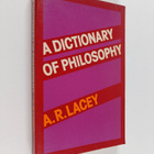A. R. Lacey : A dictionary of philosophy - pikkukuva 1