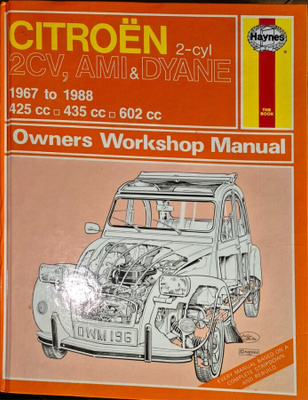 Haynes korjausopas: Citroen 2CV, AMI & DYANE