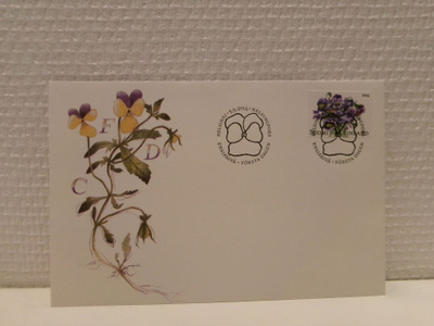 FDC- ensipäiväkuori - Orvokkikimppu - 2014