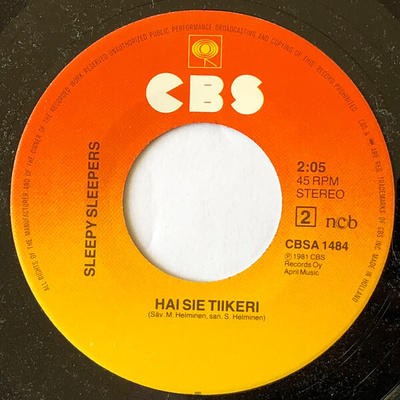 (7") Sleepy Sleepers – Maailman Kierto / Hai Sie Tiikeri