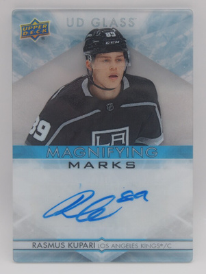 2021-22 Upper deck Ovation Magnifying marks Rasmus Kupari