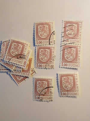 Postimerkki Leijonamerkki 1,00