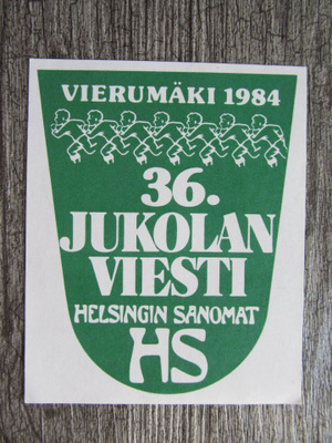SUUNNISTUS.....36. Jukolan viesti 1984, Vierumäki.
