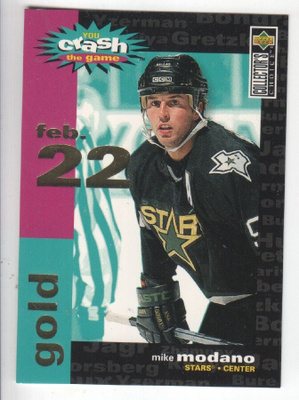 1995-96 Collector's Choice You Crash the Game Gold Modano