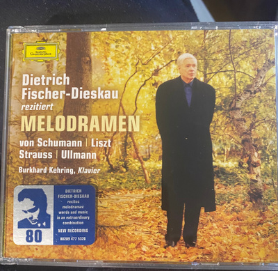Dietrich Fischer-Dieskau: Melodramen DG 2cd