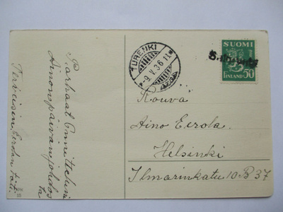 1936 Saloranta rivil + Turenki