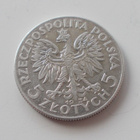 Puola 5 Zloty 1934 Hopea Queen Jadwiga - pikkukuva 2