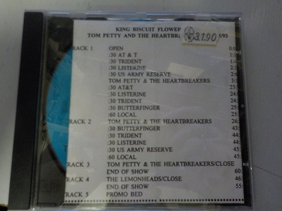 TOM PETTY AND THE HEARTBREAKERS LIVE CONCERT .. RADIOSHOW CD