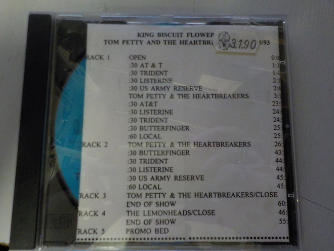 TOM PETTY AND THE HEARTBREAKERS LIVE CONCERT .. RADIOSHOW CD