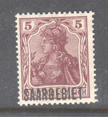 Saksa Saar1920 Mi 44 postituoreena.