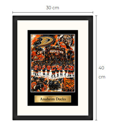 Uusi Anaheim Ducks art print Limited Edition 30 cm x 40 cm