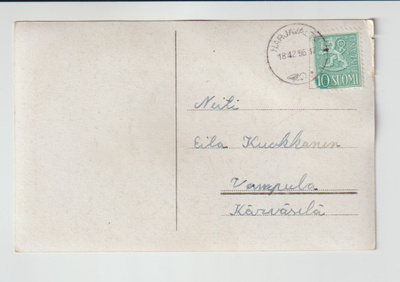 Postileima, HARJAVALTA 18.12.1956
