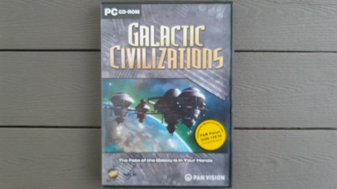 PC CD: Galactic Civilizations peli (2003)