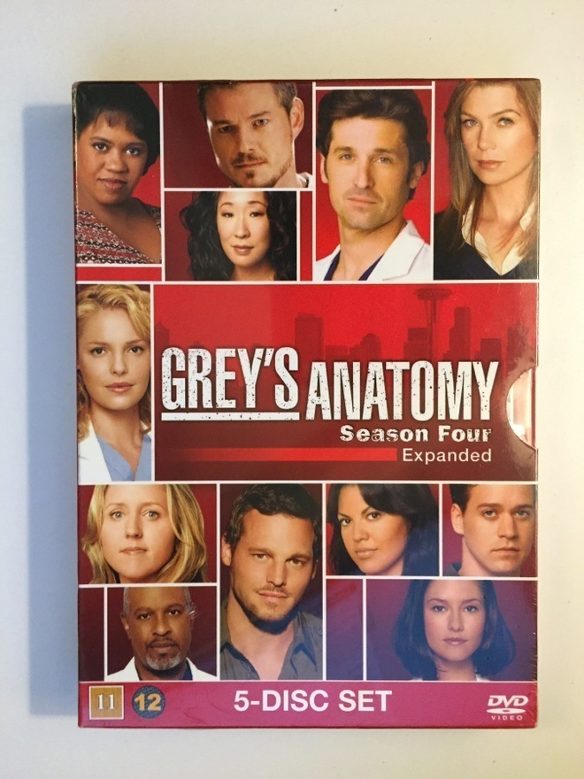 Greyn Anatomia - Kausi 4 (5DVD) UUSI MUOVEISSA!