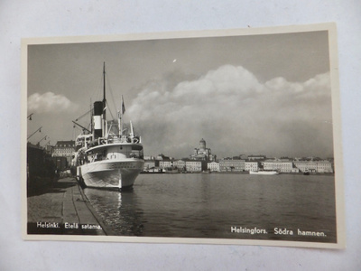 VANHA Postikortti Helsinki Laiva Heimdall 1930-l