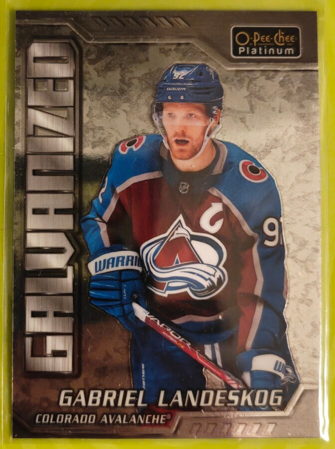 Gabriel Landeskog 2022-23 OPC Platinum Galvanized