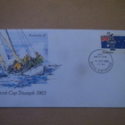 Australia FDC - America's Cup Triumph 1983 - pikkukuva 1