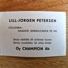 Champion Pop purkkakuva. Lill-Jörgen Petersen - pikkukuva 2