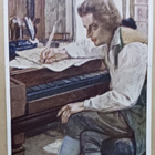 Mozart säveltämässä oopperaa Don Juan, p. 1908 Pietariin - pikkukuva 1