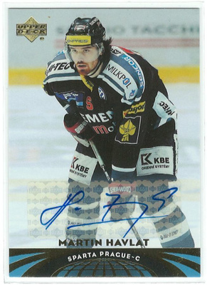 04-05 UD All-World Edition Autographs Martin Havlat