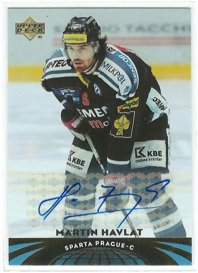04-05 UD All-World Edition Autographs Martin Havlat
