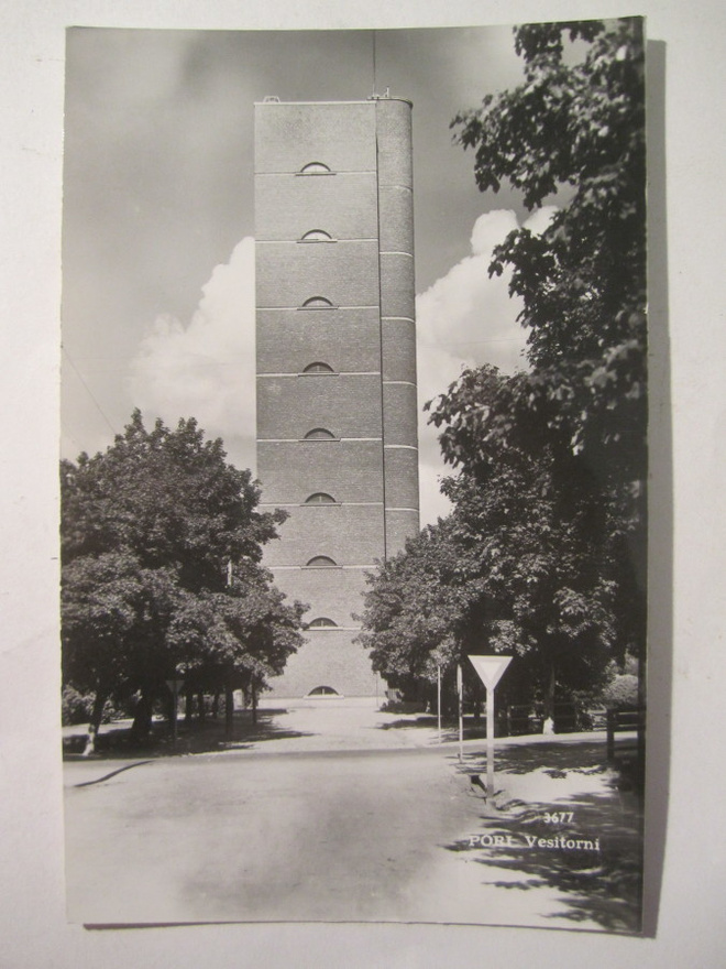 VANHA Postikortti Pori 1950-l Alkup.Mallikappale