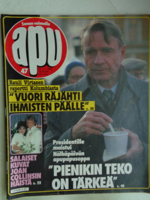 Apu lehti Nro 47/1985 (20.8)