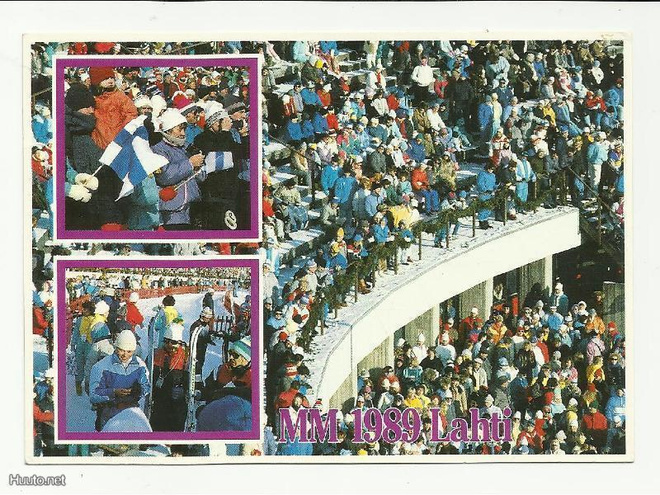 LAHTI: Hiihtostadionin katsomoa ym