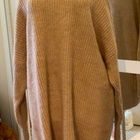 Upea beige meleerattu oversize neulemekko neule tunika S/ M - pikkukuva 2