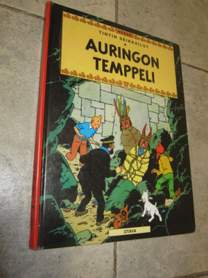 Auringon temppeli Tintin seikkailut 4 ( kovakantinen )