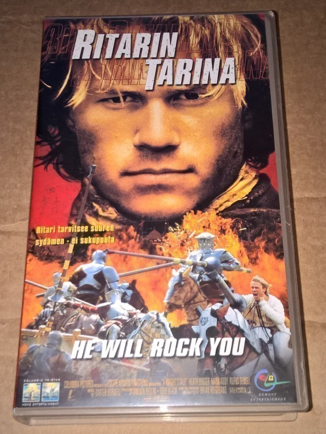 RITARIN TARINA HE WILL ROCK YOU 2001 VHS SEIKKAILU