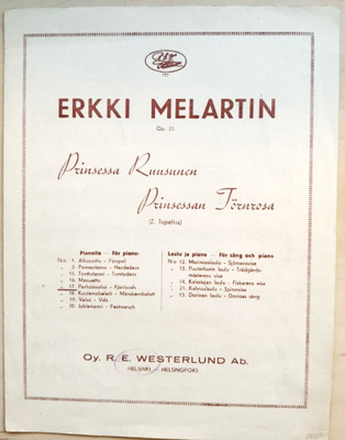 Erkki Melartin: Prinsessa ruusununen, op 22, nro 17