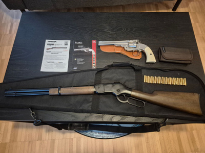 ASG Barra 1866 CO2 ilmakivääri & ASG Schofield revolveri