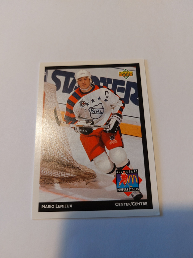 1992-93 McDonald's Upper Deck #21 Mario Lemieux