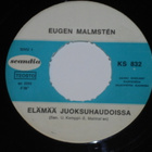 7" EUGEN  MALMSTEN  Elämää Juoksuhaudoissa - single VG++ - pikkukuva 1