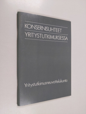 Konsernisuhteet yritystutkimuksessa