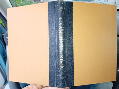 I VANHINTEN KIRJA ( Nahkaselkäinen ) SIS POSTIKULUT