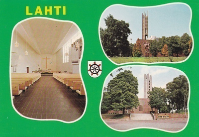 KIRKKOKORTTI - LAHTI - RISTIN KIRKKO - 2