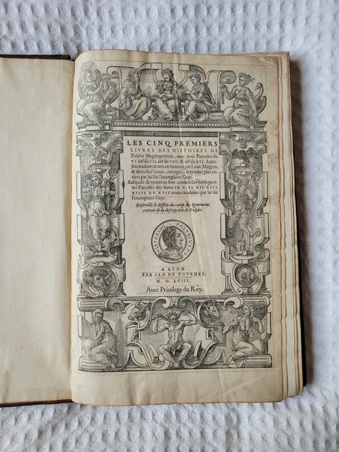 Vuodelta 1558: Polybiuksen historiateos