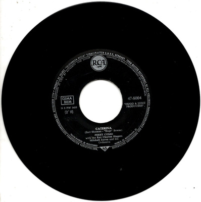 PERRY COMO: Caterina / The Island Of Forgotten Lovers   7"