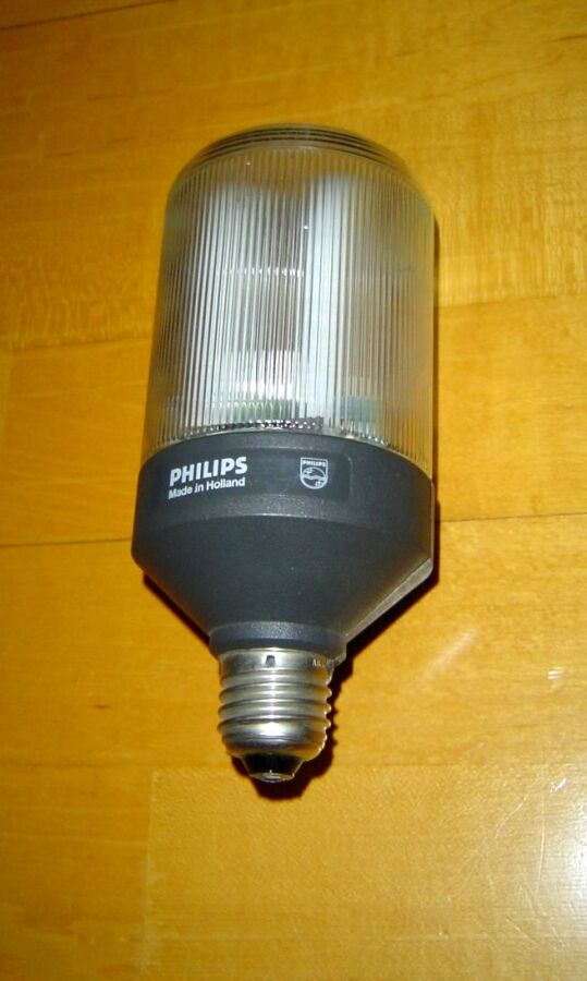 VINTAGE 1983 * PHILIPS ENERGIANSÄÄSTÖLAMPPU SL-13 PRISMATIC