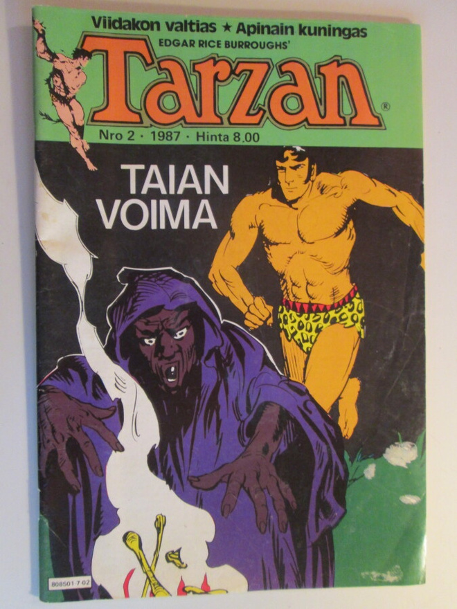 TARZAN 2 / 1987 SARJAKUVALEHTI VIIDAKON KUNINGAS