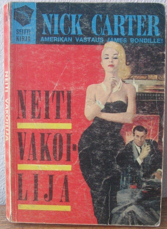Seittikirja 16. Nick Carter - Neiti vakoilija. 159 s