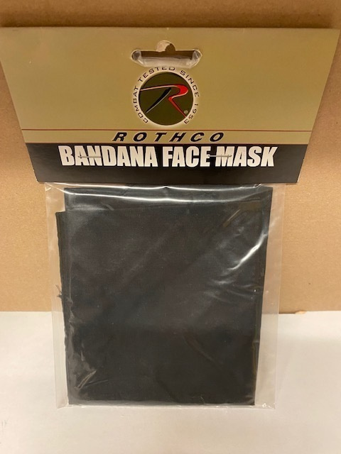Bandana kasvomaski musta