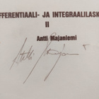 Antti Majaniemi : Differentiaali- ja integraalilaskenta 1... - pikkukuva 2