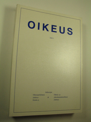 Oikeus, 1-4/2003