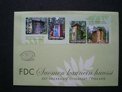 FDC Kauneimmat huussit 08.03.2013 - LaPe V99